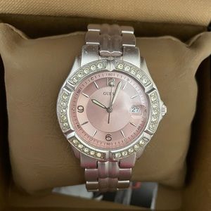 Guess watch - pink metal